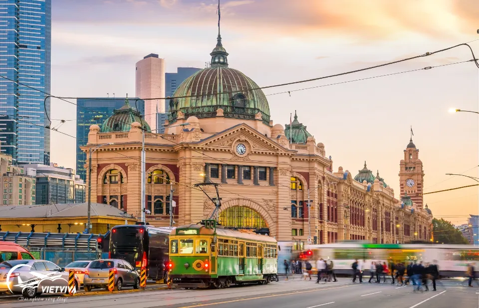 NHÀ GA FLINDER Ở MELBOURNE