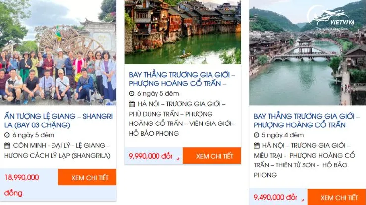 Các tour du lịch Trung Quốc Tại Vietviva Travel