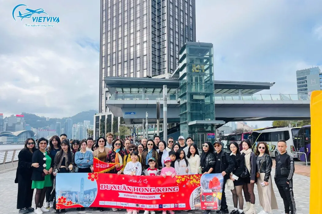 Đoàn du lịch du xuân Hồng Kông đón năm mới 2025, ảnh 3/7