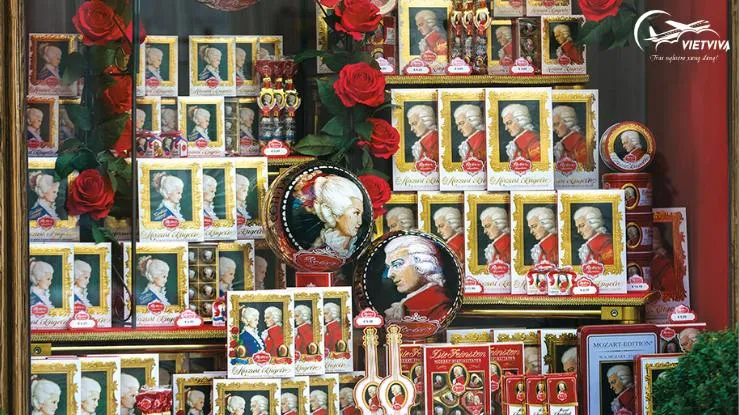Kẹo Mozart balls độc đáo ở Áo