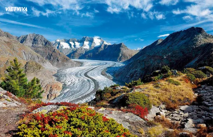 Hồ nước ngọt lớn nhất thế giới Aletsch