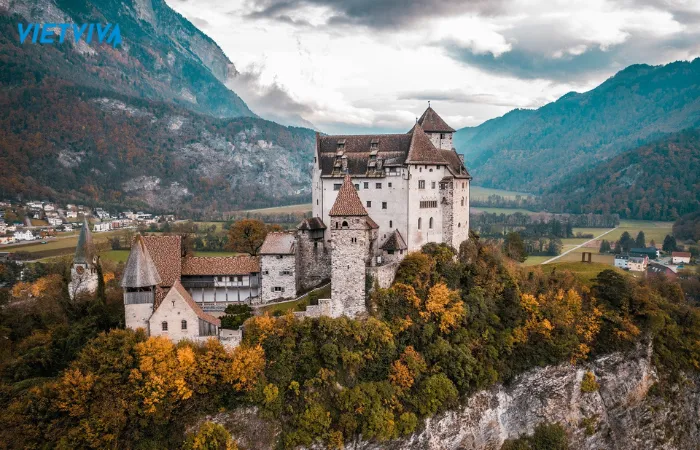 Lâu đài Gutenberg - biểu tượng của Liechtenstein