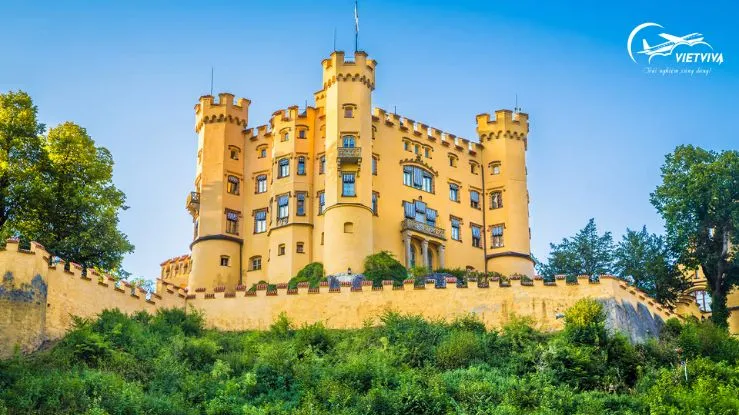 Lâu đài Hohenschwangau nổi tiếng thế giới