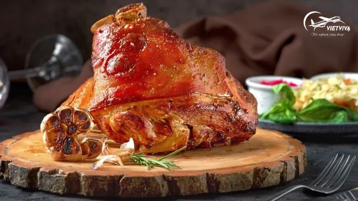 Giò heo bắp cải muối thơm ngon