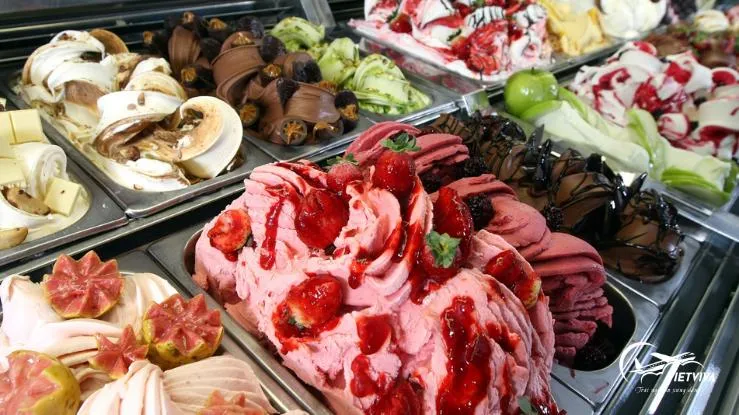 Kem Gelato là một trong những món ăn ngon tại Ý
