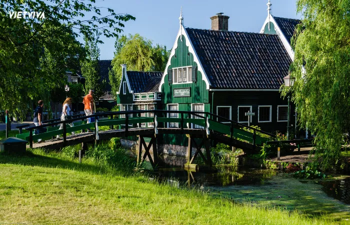 Ngôi làng cổ Zaanse Schans vẫn giữ được nét mộc mạc ban sơ