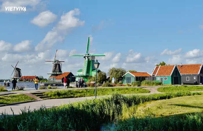 Nét đẹp đậm chất cổ điển của ngôi làng Zaanse Schans