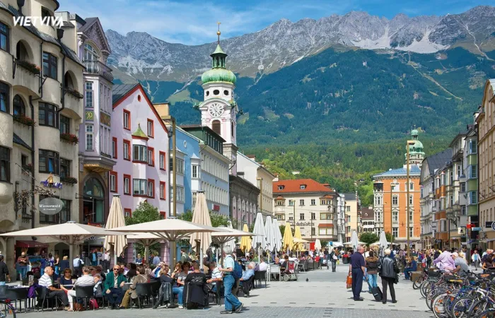 Khu phố cổ Salzburg đầy sức hút