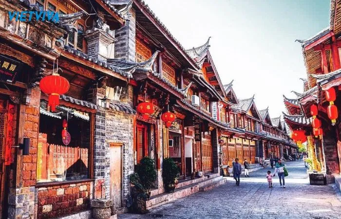 Kiến trúc nhà cổ độc đáo tại Lệ Giang