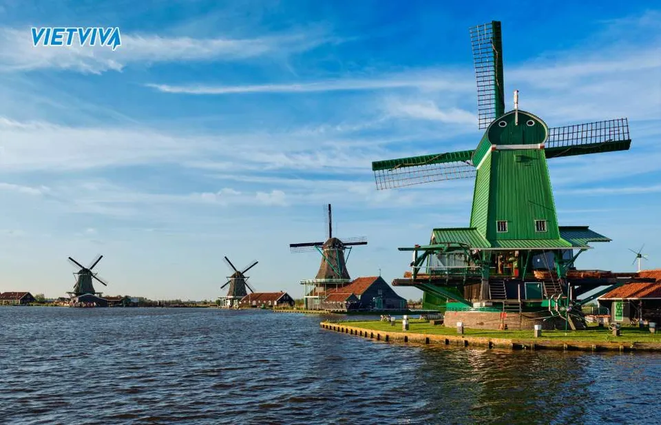 Cối xay gió vùng Zaanse Schans