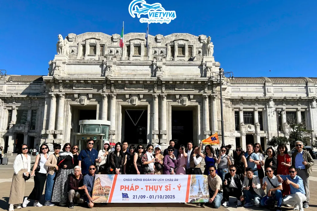 Tour 11 ngày 10 đêm Pháp – Ý – Thụy Sĩ (khởi hành 21 – 01/10/2025), ảnh 1/10