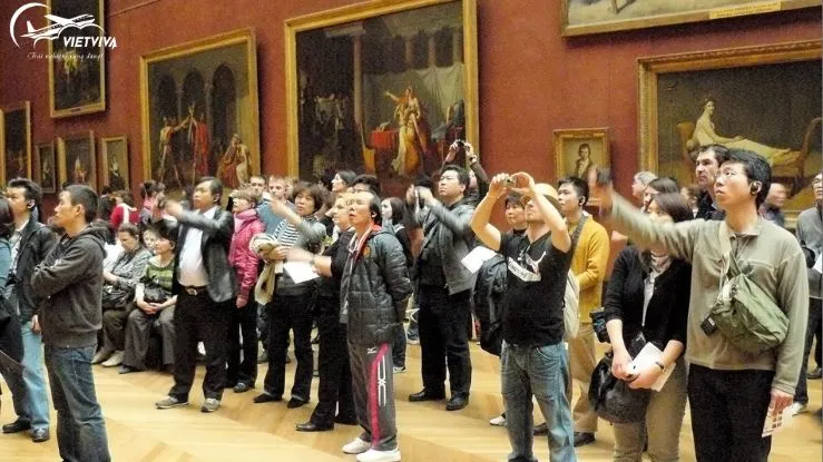 Dãy Richelieu của bảo tàng Louvre lưu giữ các tác phẩm nghệ thuật